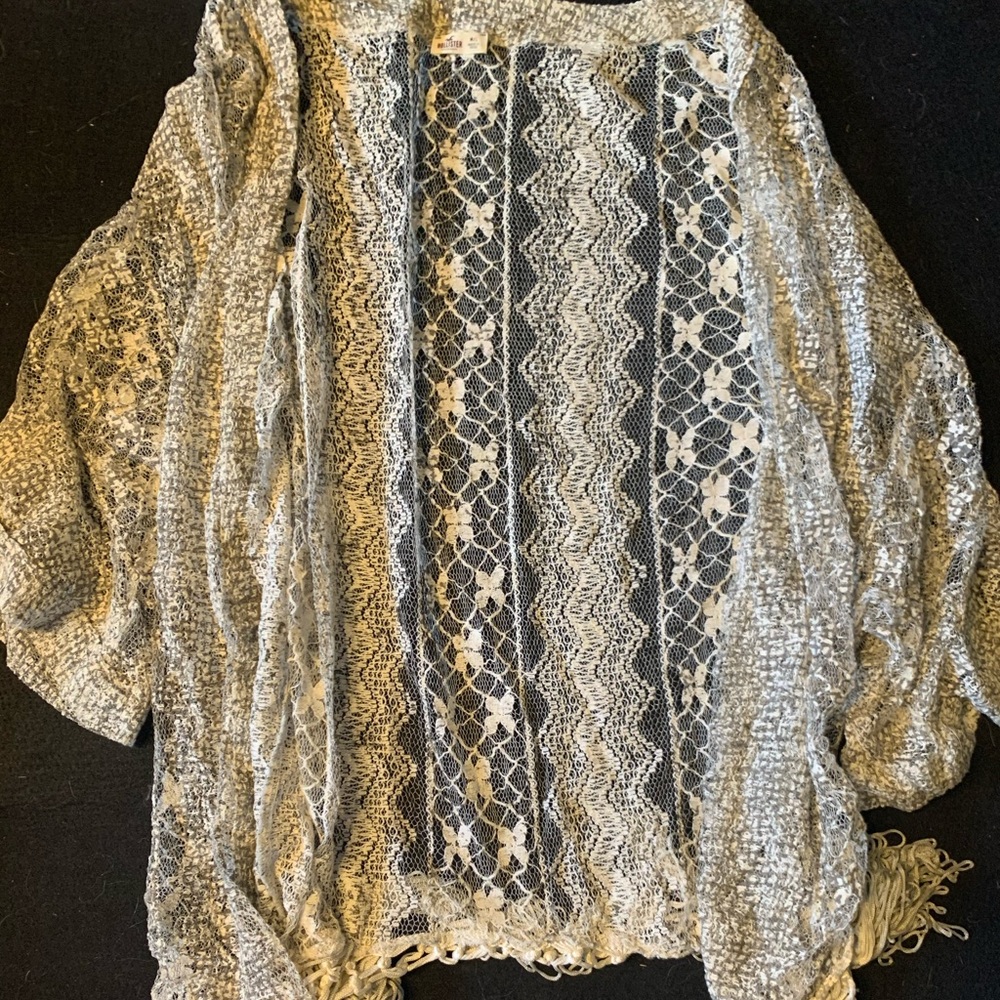 Hollister White Kimono